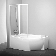 Стеклянная шторка на ванну RAVAK VSK2 76L7010041 150х140см