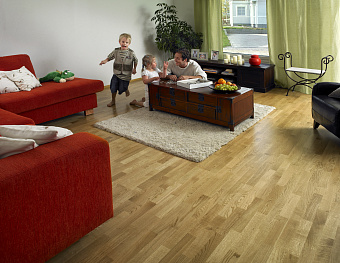Паркетная доска Upofloor TEMPO дуб Oak Nature 30111781A0100112 2266х188х14мм 3,41кв.м 3-полосная