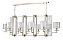 Люстра подвесная CRYSTAL LUX NICOLAS NICOLAS SP10 L1300 GOLD/WHITE 600Вт 10 лампочек E14