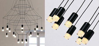 Светильник подвесной ImperiumLOFT Vibia 75118-22 720Вт G9