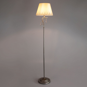 Торшер Eurosvet Incanto 01023/1 серебро 40Вт E14