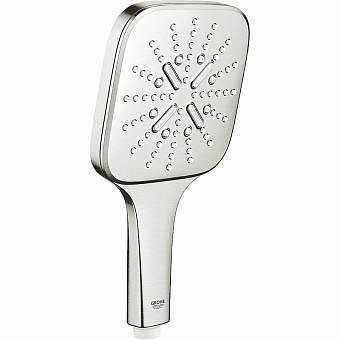 Ручной душ GROHE Rainshower SmartActive 130 Cube 26582DC0 сталь
