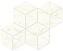 Керамическая мозаика Atlas Concord Италия Marvel Shine A417 Calacatta Delicato Mosaico Esagono Matt 30х35см 0,42кв.м.