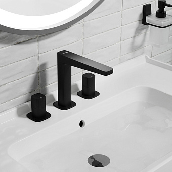Смеситель для раковины WASSERKRAFT Nuthe 9100 9135 чёрный