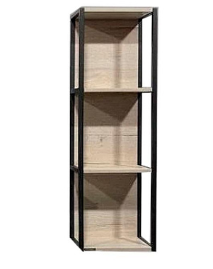 Шкаф подвесной Comforty Дюссельдорф 00004148024CF 24х34х110см чёрный