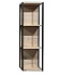 Шкаф подвесной Comforty Дюссельдорф 00004148024CF 24х34х110см чёрный