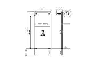 Инсталляция для раковины BERGES NOVUM 049214