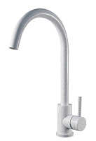 Смеситель для кухни ESKO K45 White высокий излив белый
