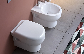 Унитаз подвесной ArtCeram Smarty SMV001 01 00bi безободковый без сиденья