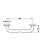 Поручень для ванной GROHE Essentials 40793001 9,3см хром