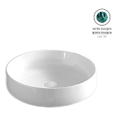 Раковина накладная ArtCeram Cognac COL002 50 00 48х48см