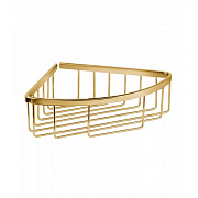 Полка в ванную угловая Bongio Fleur 30011OR00 1-ярусная 21х26см золотой