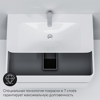 Тумба под раковину подвесная AM-PM Sensation M30FHX1002WG 48,5х100х51,5см