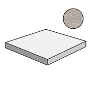 Плитка для ступеней Atlas Concord Италия Brave A1JB Pearl Scalino Angolare DX 33х33см 0,109кв.м. неполированная