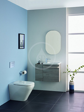 Шкаф подвесной IDEAL STANDARD TONIC II R4317FE 26х22,5х48см wood light grey