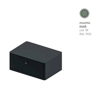 Ящик для консоли ArtCeram ACM039 58 muschio