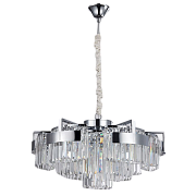 Люстра хрустальная Newport 4350 4356+3/C chrome 60Вт 10 лампочек E14
