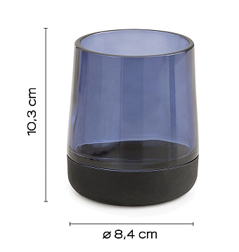 Стакан в ванную Gedy Nicole NC98(05) прозрачный