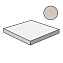 Плитка для ступеней Atlas Concord Италия Dwell A1K3 Pearl Scalino Angolare SX 33х33см 0,109кв.м. неполированная