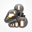 Бра Maytoni Dallas MOD547WL-13B 364Вт G9