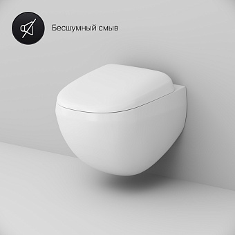 Унитаз подвесной AM-PM Sensation C301700WH безободковый с микролифтом