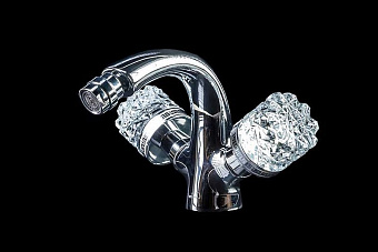 Смеситель для биде Boheme Crystal 276-CRST хром