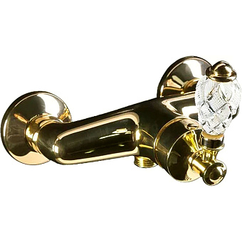 Смеситель для душа Boheme Vogue Crystal 214-CRST золотой