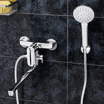 Смеситель для ванны WASSERKRAFT Vils 5602L хром