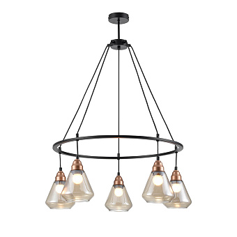 Люстра подвесная Vele Luce Norina VL5842P05 300Вт 5 лампочек E27