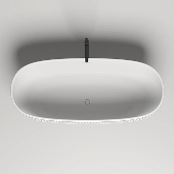 Ванна каменная SALINI GRECA 103021M S-Stone матовая 180х80см отдельностоящая