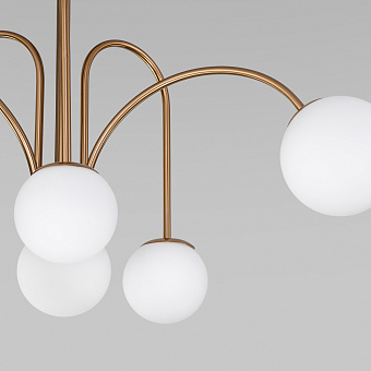 Люстра потолочная Eurosvet Alix 30177/6 латунь 40Вт 6 лампочек E27