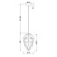 Светильник подвесной Maytoni Globo P052PL-01BL 40Вт E27