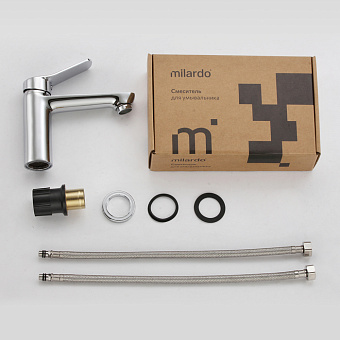 Смеситель для раковины MILARDO Enjoy ENJSB00M01 хром глянец