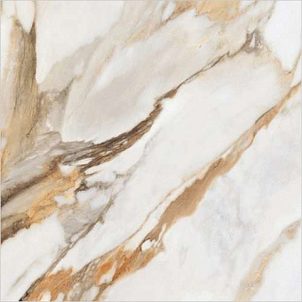 Полированный керамогранит Global Tile Borghini_GT GT60605403MCR белый 60х60см 1,44кв.м.