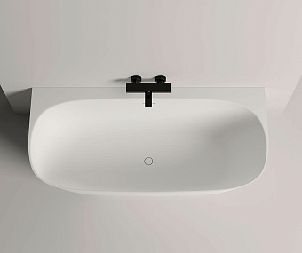 Ванна каменная SALINI SOFIA 102523MRH S-Stone матовая 180х85см пристенная