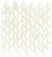 Керамическая мозаика Atlas Concord Италия Marvel Shine A4WO Calacatta Delicato Mosaico Twist Silk 30,5х30,5см 0,558кв.м.