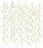 Керамическая мозаика Atlas Concord Италия Marvel Shine A4WO Calacatta Delicato Mosaico Twist Silk 30,5х30,5см 0,558кв.м.