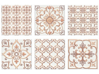 Настенная плитка KERAMA MARAZZI 5229 бежевый 20х20см 1,76кв.м. глянцевая