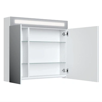 Шкаф зеркальный IDDIS New Mirro NMIR802i99 17х80х70см с подсветкой