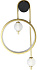 Бра CRYSTAL LUX RODRIGO RODRIGO AP20W LED BLACK/GOLD 20Вт LED