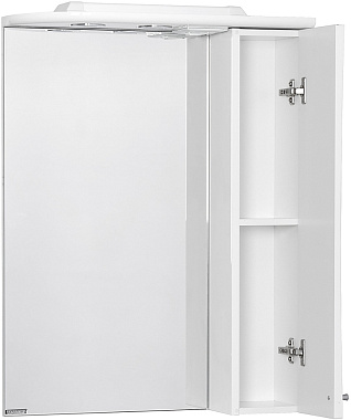 Шкаф зеркальный Акватон Джимми 1A034002DJ01R 17,5х58,6х79,8см с подсветкой