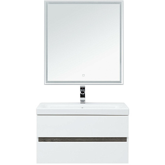 Мебель для ванной AQUANET Беркли 258909 белый/Дуб рошелье