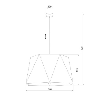 Светильник подвесной TK Lighting Ivo 3129 60Вт E27