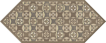 Декор KERAMA MARAZZI Монтиш HGD\A469\35016 золотой/коричневый 14х34см 0,048кв.м.