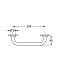 Поручень для ванной GROHE Essentials 40421001 8,8см хром