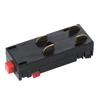 Коннектор Lightstar 505107 матовый чёрный для однофазного трека
