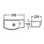 Раковина подвесная Comforty 7947CL 51х24см