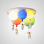 Светильник потолочный ImperiumLOFT Mercury 208175-23 350Вт E27