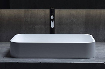 Раковина накладная SALINI CALLISTA 1101104GRF S-Sense глянцевая 54,5х34,5см