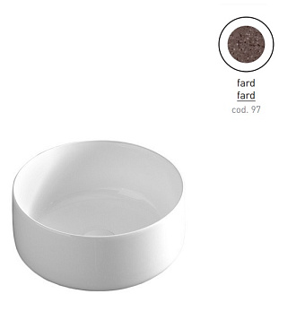 Раковина накладная ArtCeram Cognac COL004 97 00 35х35см